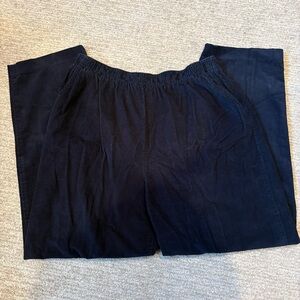 Vintage RL Richard Blue Corduroy 100% Cotton Straight Leg Pant - Size 14P